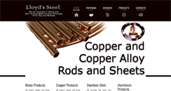 Desktop Screenshot of lloydssteel.com