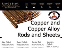 Tablet Screenshot of lloydssteel.com